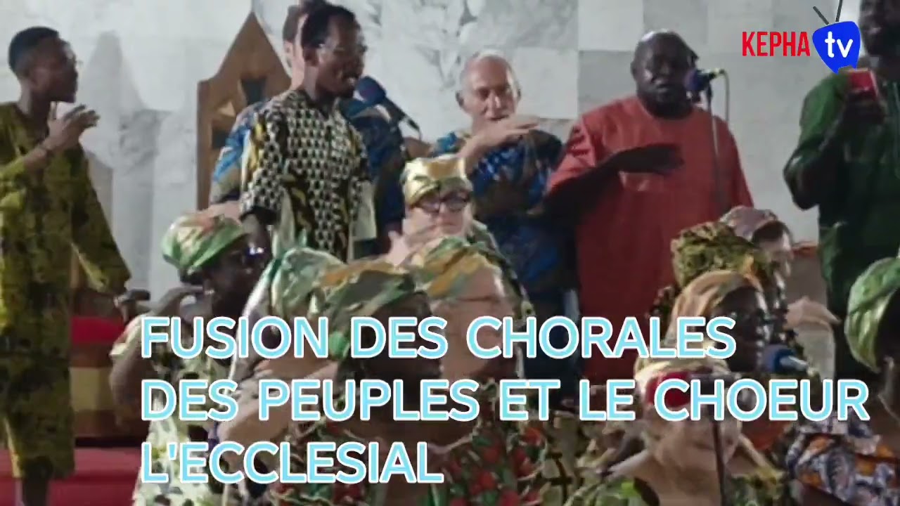 CONCERT DE LA CHARTE PERFORMANCE DE LA FUSION DES CHORALES : L'ECCLESIAL ET LA CHORALE DES PEUPLES