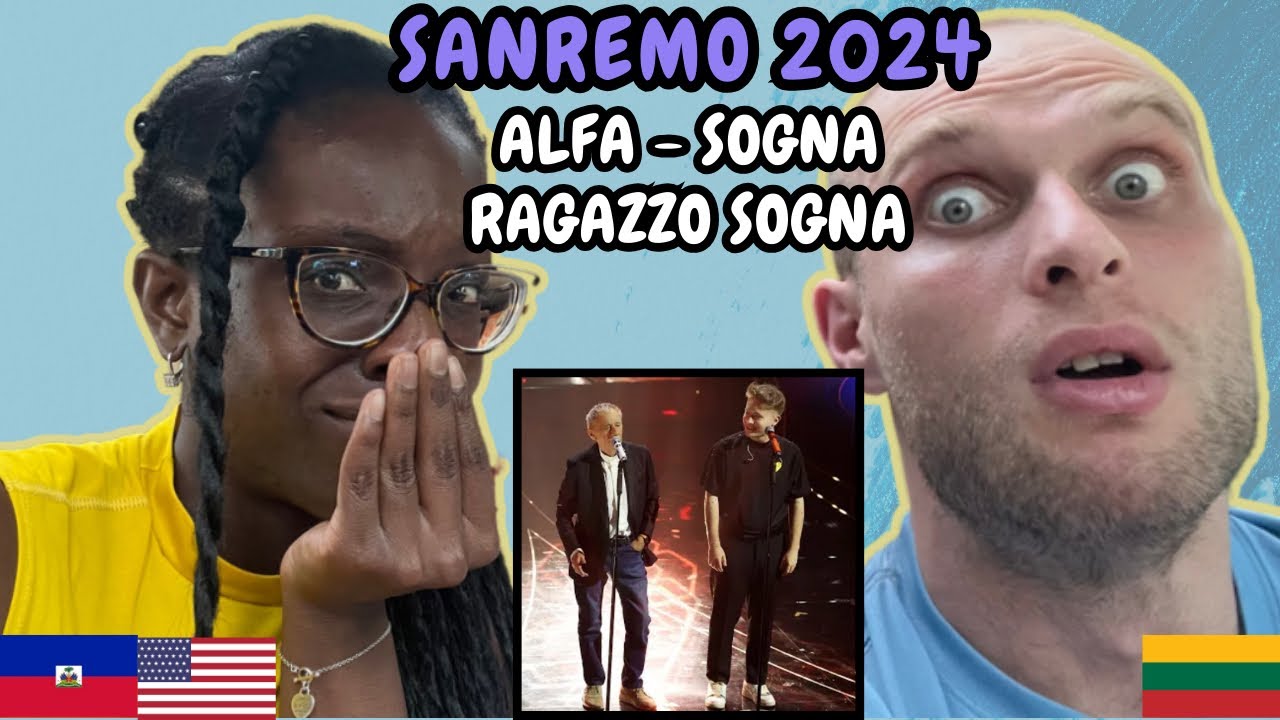 Alfa - Sogna Ragazzo Sogna Reaction (Italy 🇮🇹 SANREMO 2024) | FIRST TIME LISTENING TO ALFA