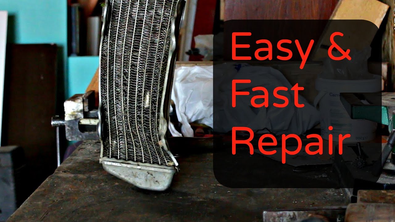 How to Repair a Bent Radiator  - Easy & Fast