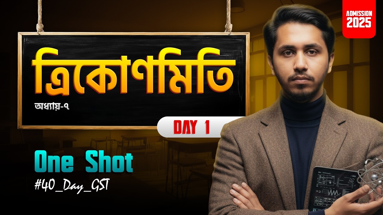 GST ত্রিকোণমিতি ONE SHOT🔥| BASIC TO SELECTION | #40_Day_GST