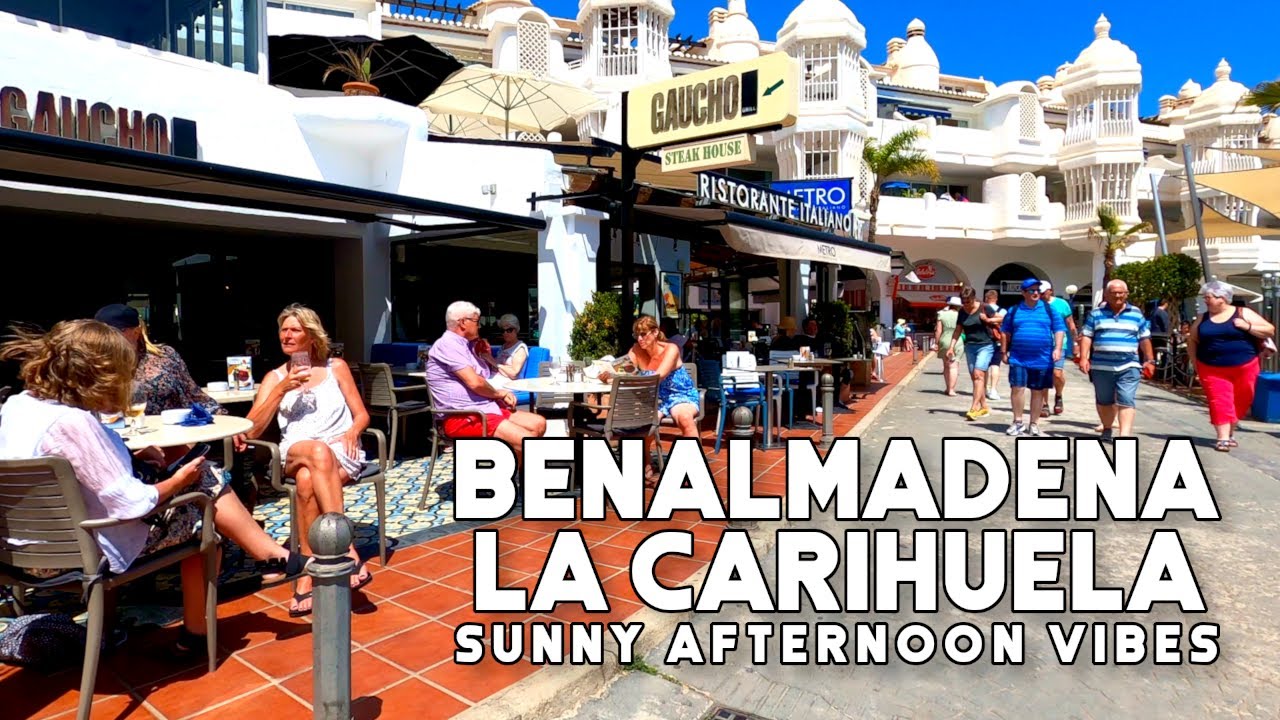 Benalmadena to La Carihuela Torremolinos Spain Sunny Afternoon May 2022 Costa del Sol | Málaga [4K]