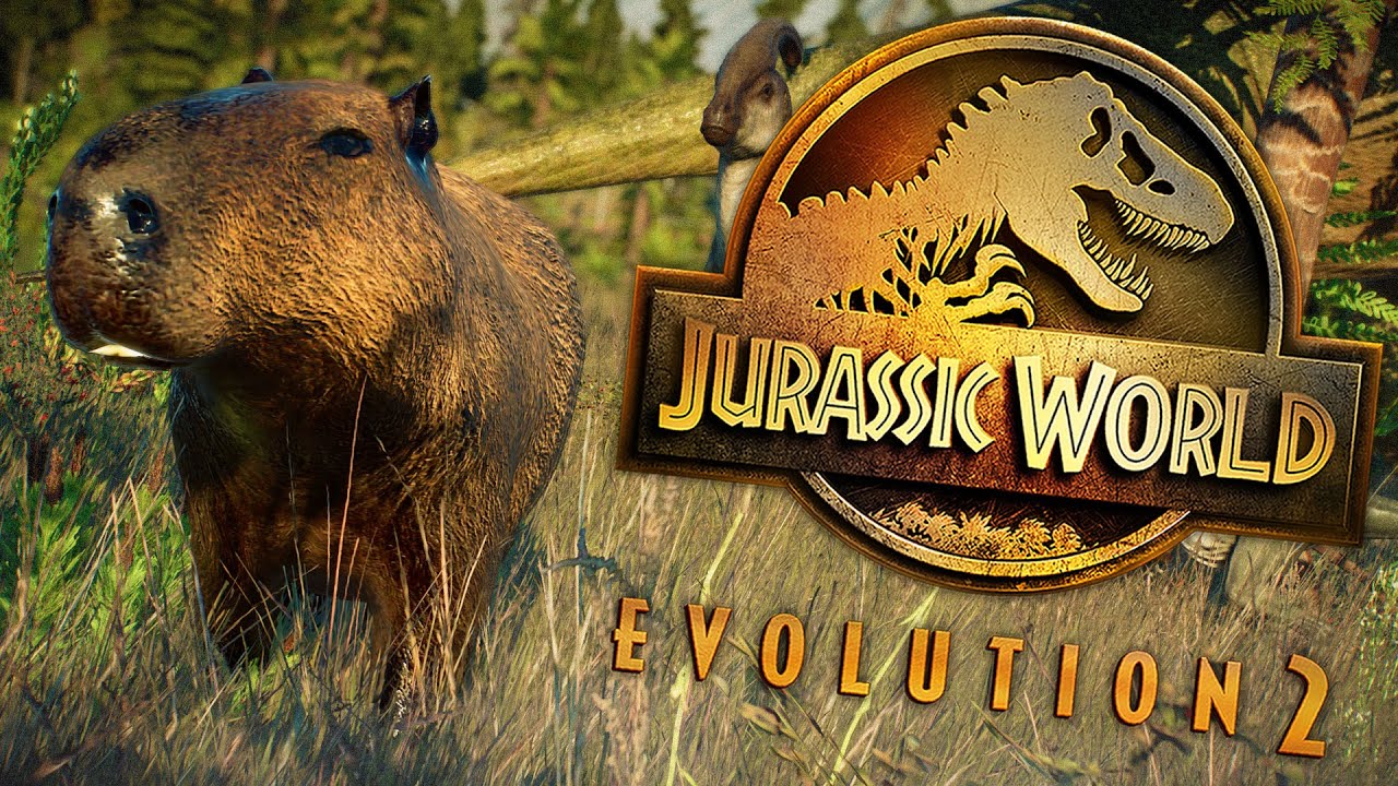 CAPYBARA BERTEMAN DENGAN DINOSAURUS?? | Jurassic World Evolution 2 Mod (Bahasa Indonesia)