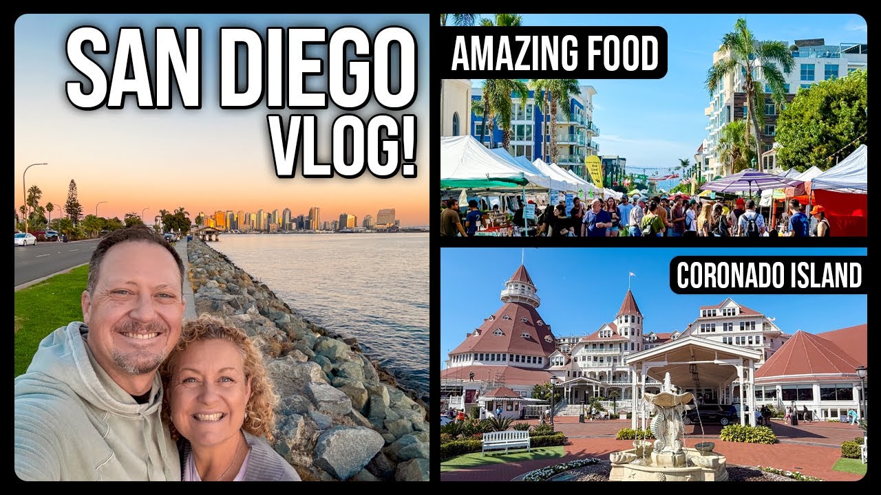 Visiting Coronado for the First Time, Eating Amazing Food, and a San Diego Farmer's Market!