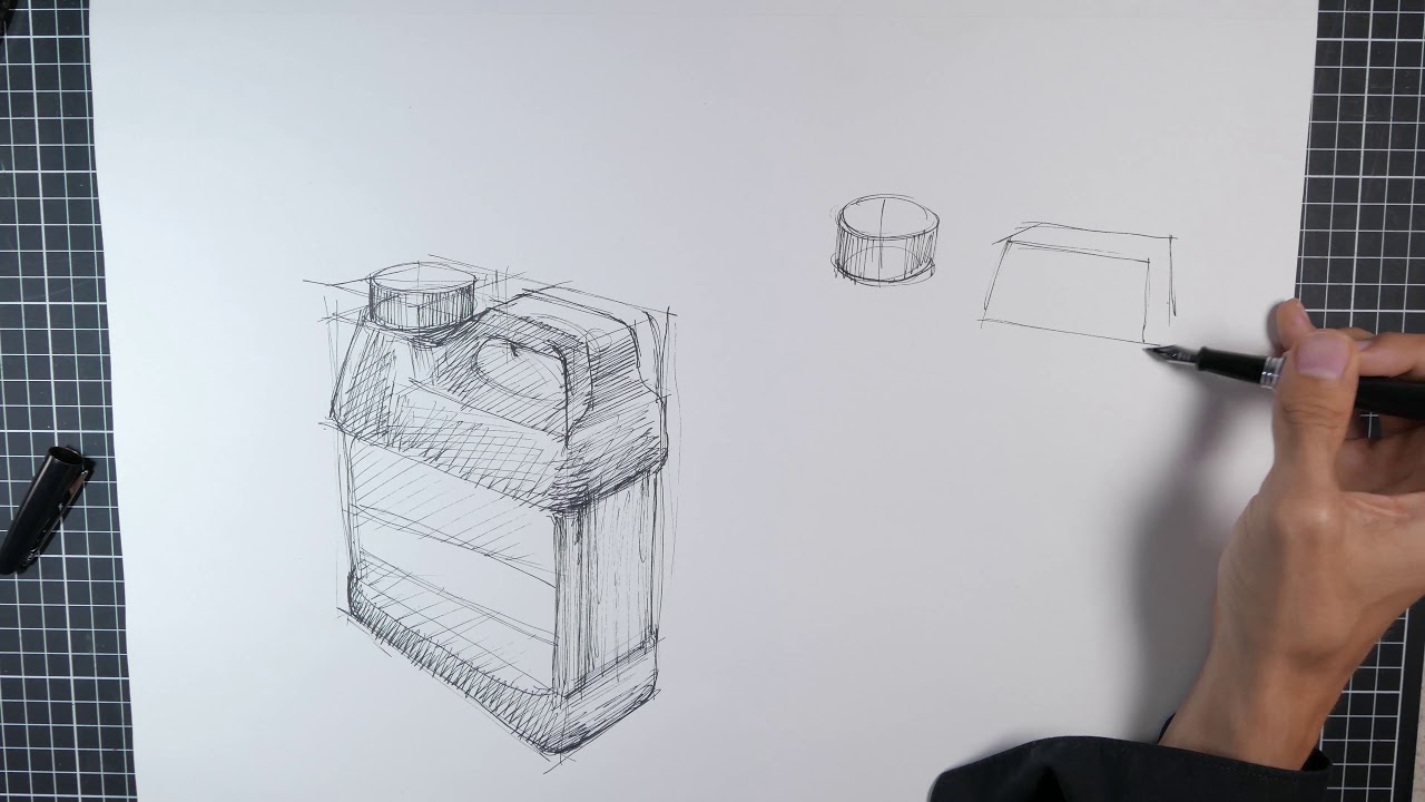 Deconstrucción de objetos para bocetos