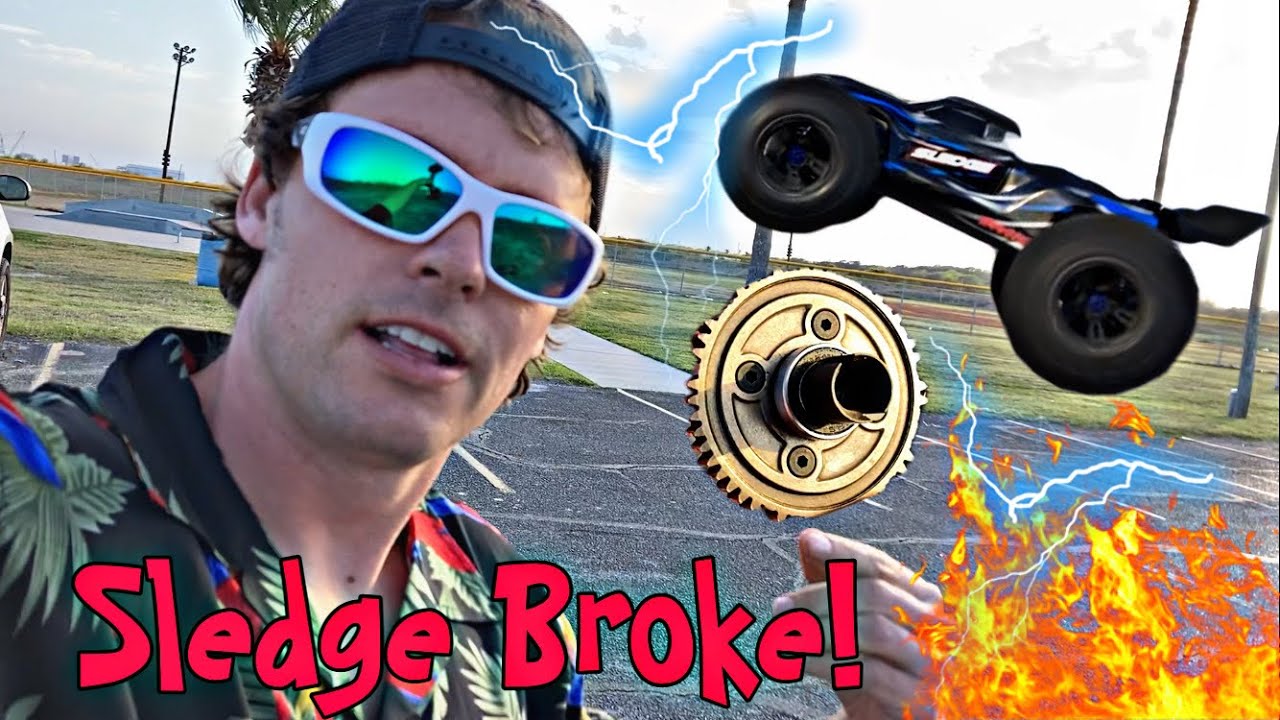 Broke The Traxxas Sledge!