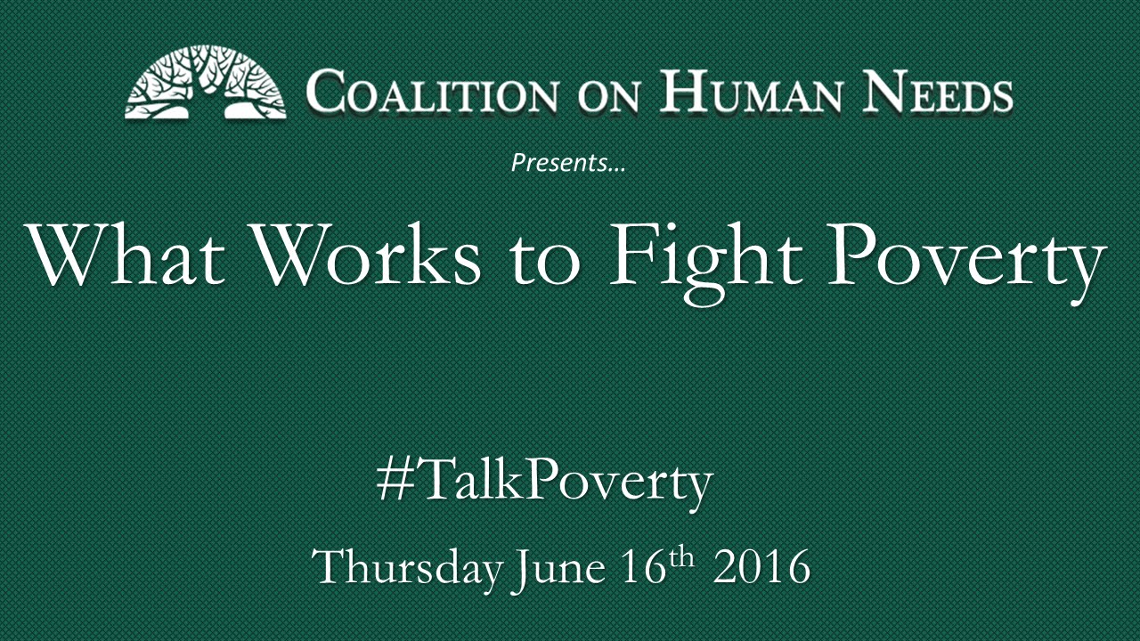What Works to Fight Poverty - #TalkPoverty