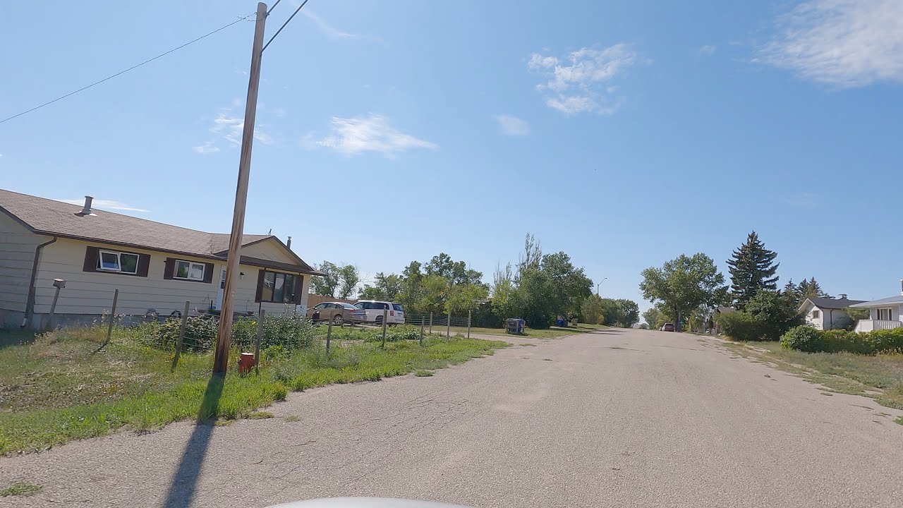 Alsask Saskatchewan Canada - Special Service Area. A Remote Community.