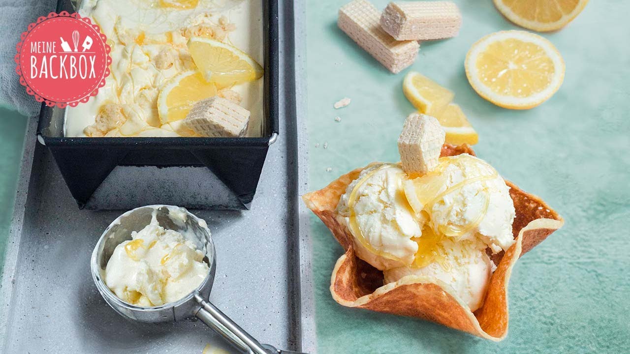 Lemon Cheesecake Eis selber machen  |  No Bake Summer Box von Meine Backbox