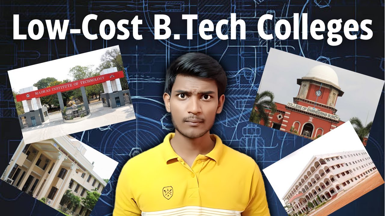 Top 5 Affordable B.Tech Colleges in Tamil Nadu | Low-Fees Engineering colleges | Engineering 2025