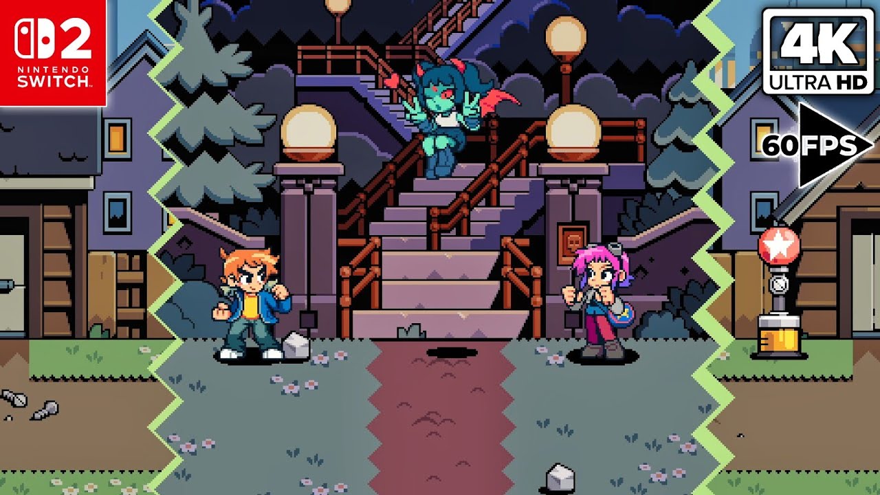 SCOTT PILGRIM EX: новый эксклюзивный геймплей (NINTENDO SWITCH 2) | 4K 60FPS