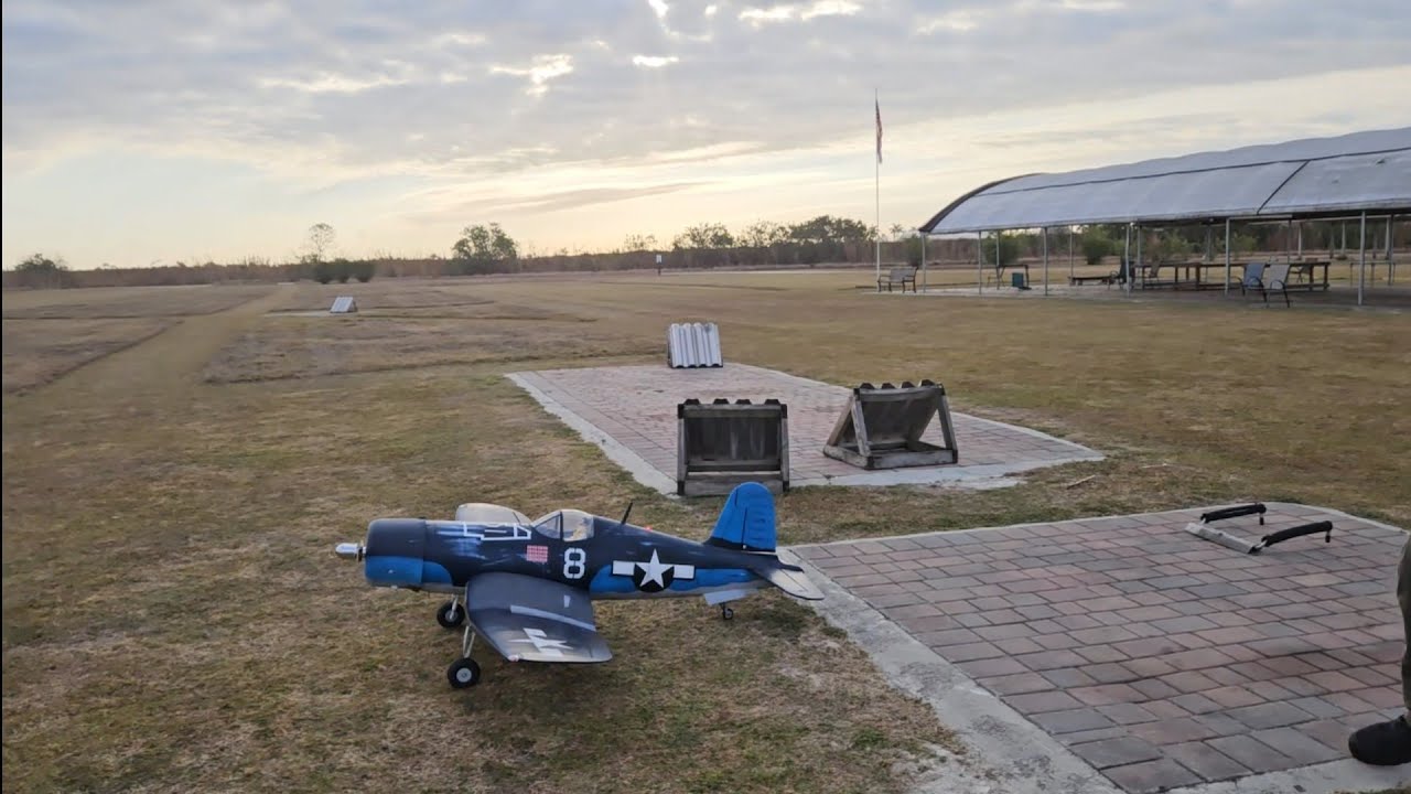 Black Horse F-4U Corsair 70cc flight ops 03-02-2026