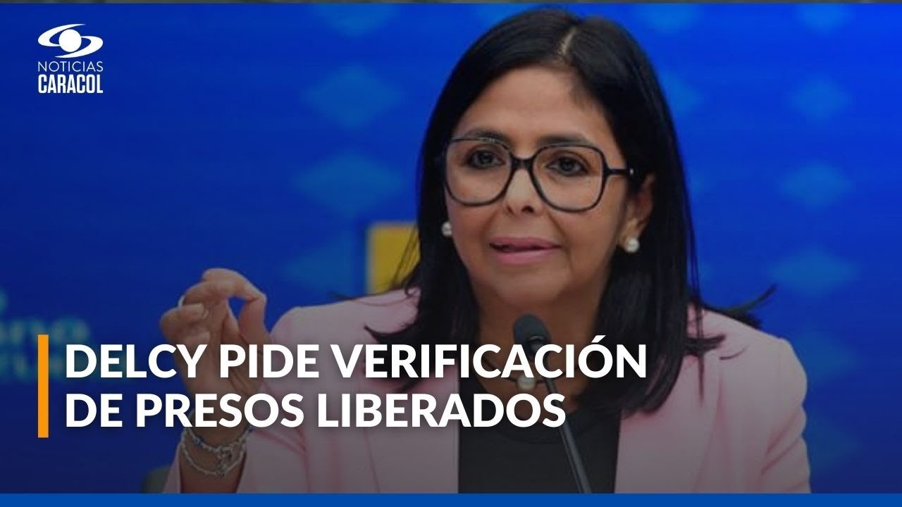 Delcy Rodríguez pide a la ONU verificar excarcelaciones en Venezuela