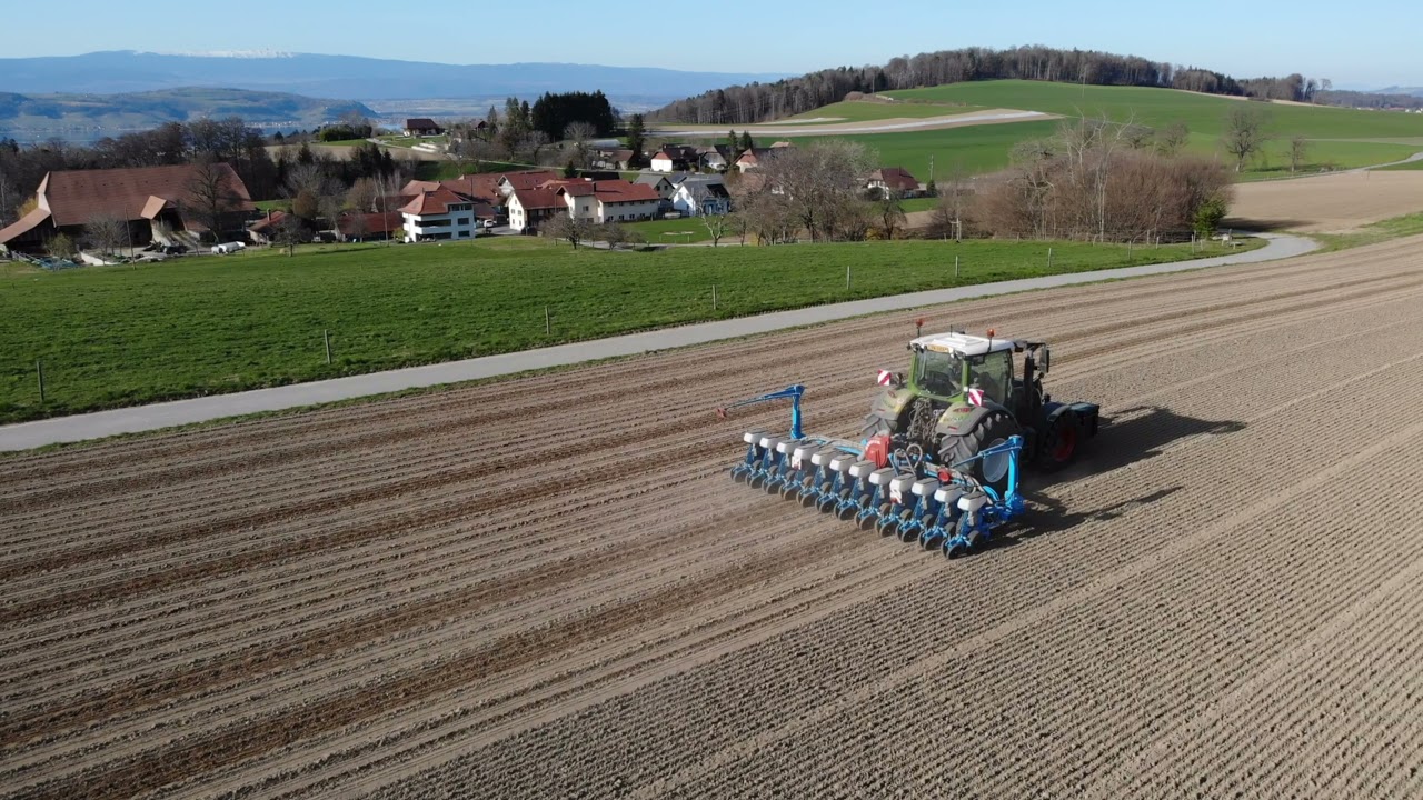 Rübensaat 2021 (Fendt 516) // R. Sahli Agrar-Service AG