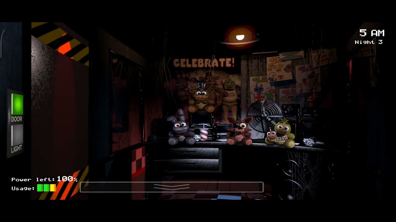 Pasándome el fnaf 1 (parte 1)