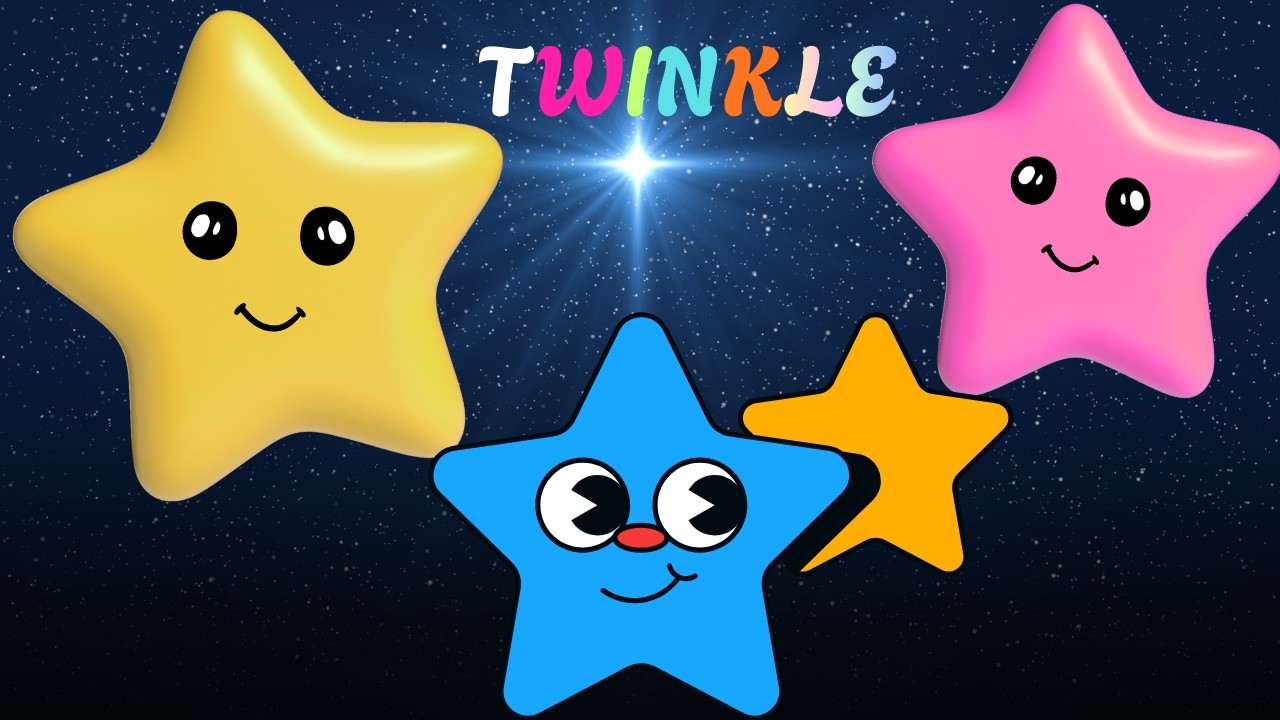 ✨Twinkle Twinkle Little Star 🌙 | Best Nursery Rhyme | Calming Lullaby 4 babies & toddlers