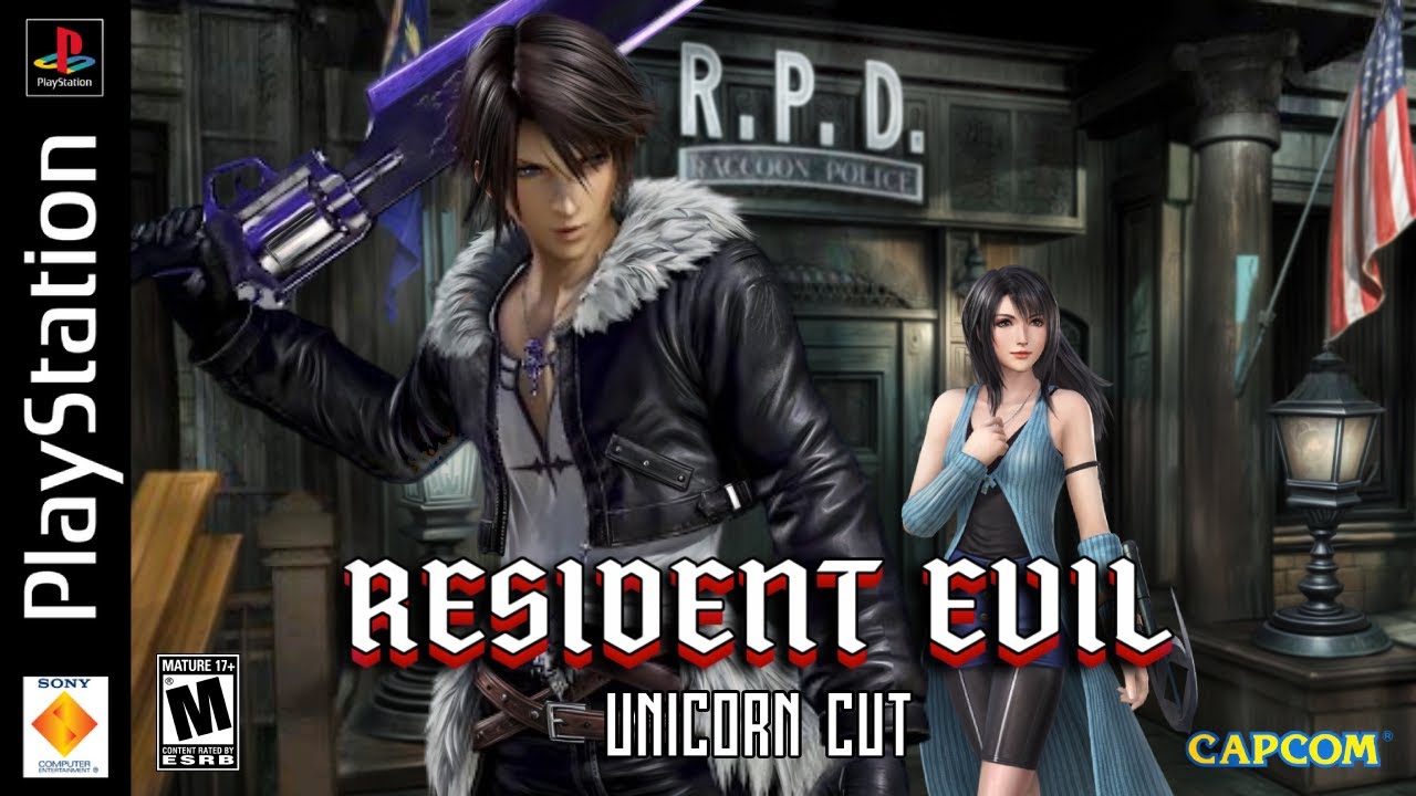 Resident Evil: Unicorn Cut – RE2 [PS1] Mod | Squall Leonhart Gameplay