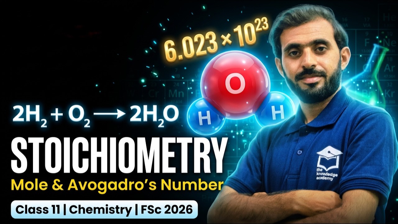 Introduction to Stoichiometry | Chemical Reaction, Mole & Avogadro's Number | Chemistry Class 11