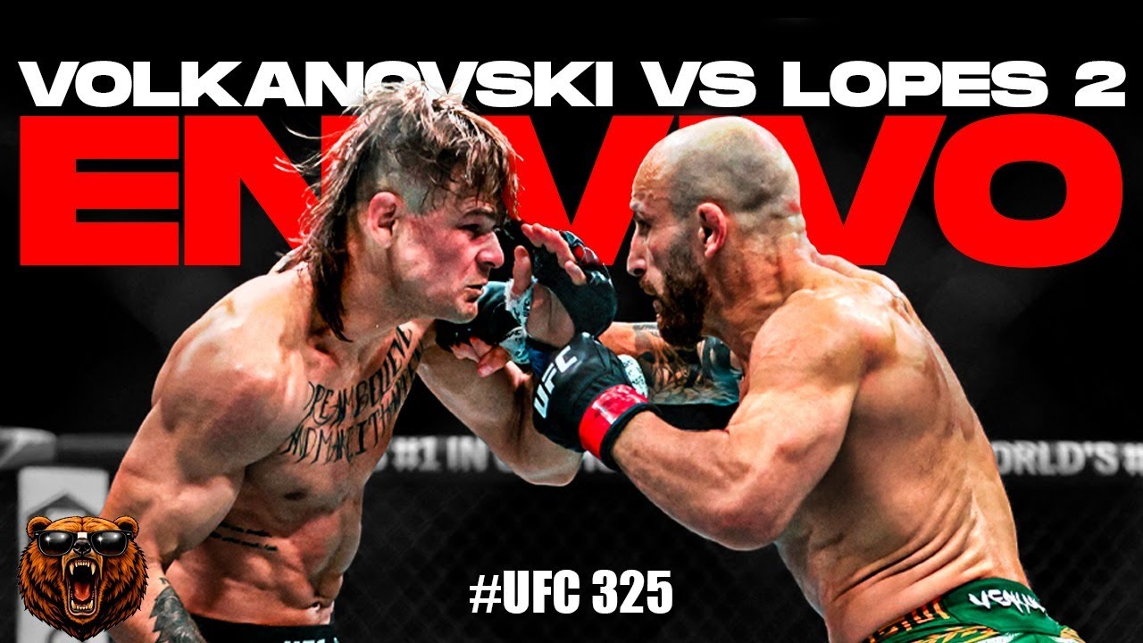 UFC 325: VOLKANOVSKI VS LOPES EN VIVO @MMAONE-um9be