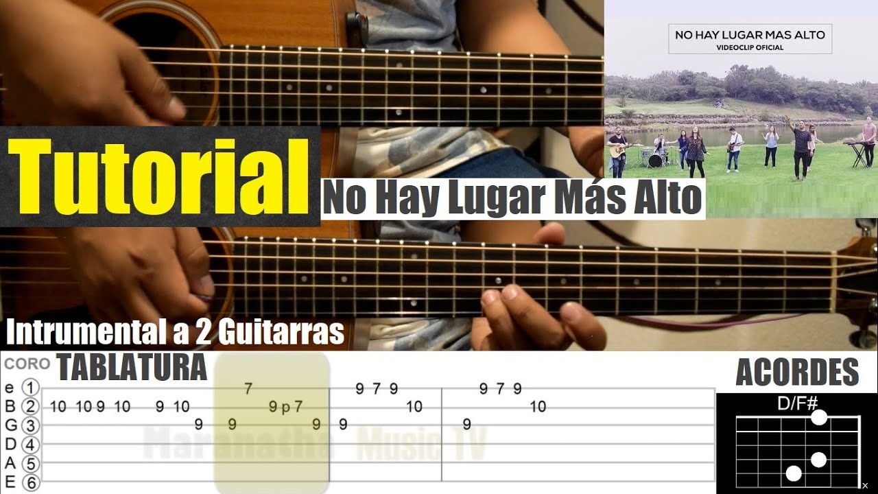 No Hay Lugar Más Alto - Miel San Marcos || TUTORIAL GUITARRA | TABLATURA | ACORDES | INTRUMENTAL