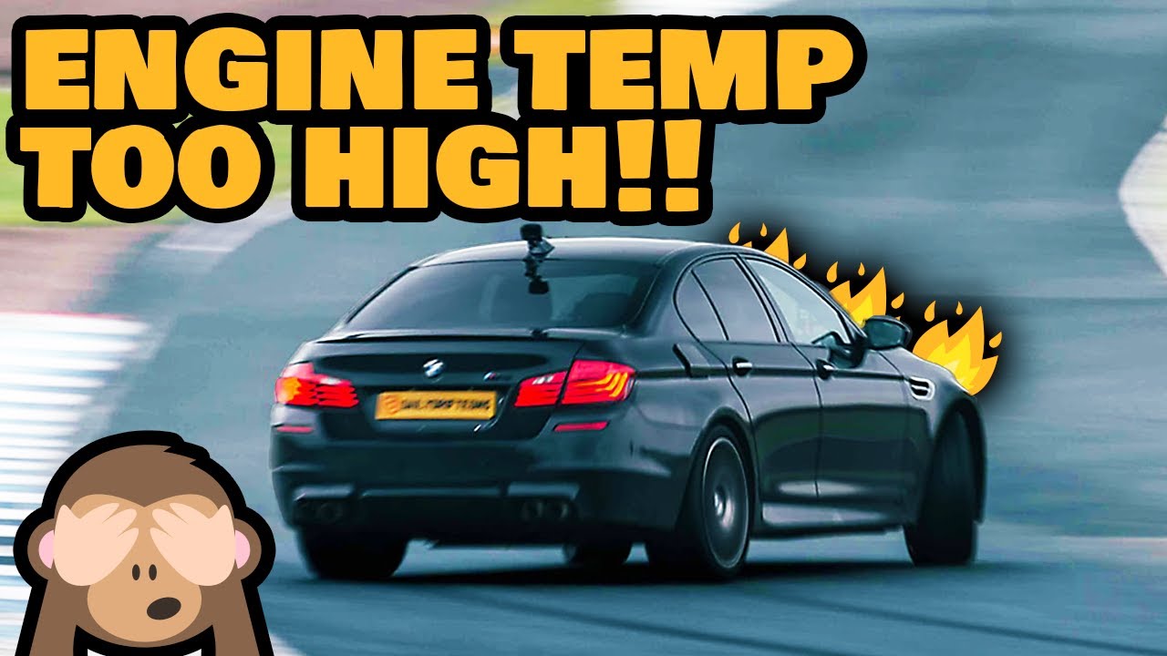 OVERHEATED my BMW M5 engine while DRIFTING on TRACK at Knockhill | BIG SLIDES! (F10 M5)