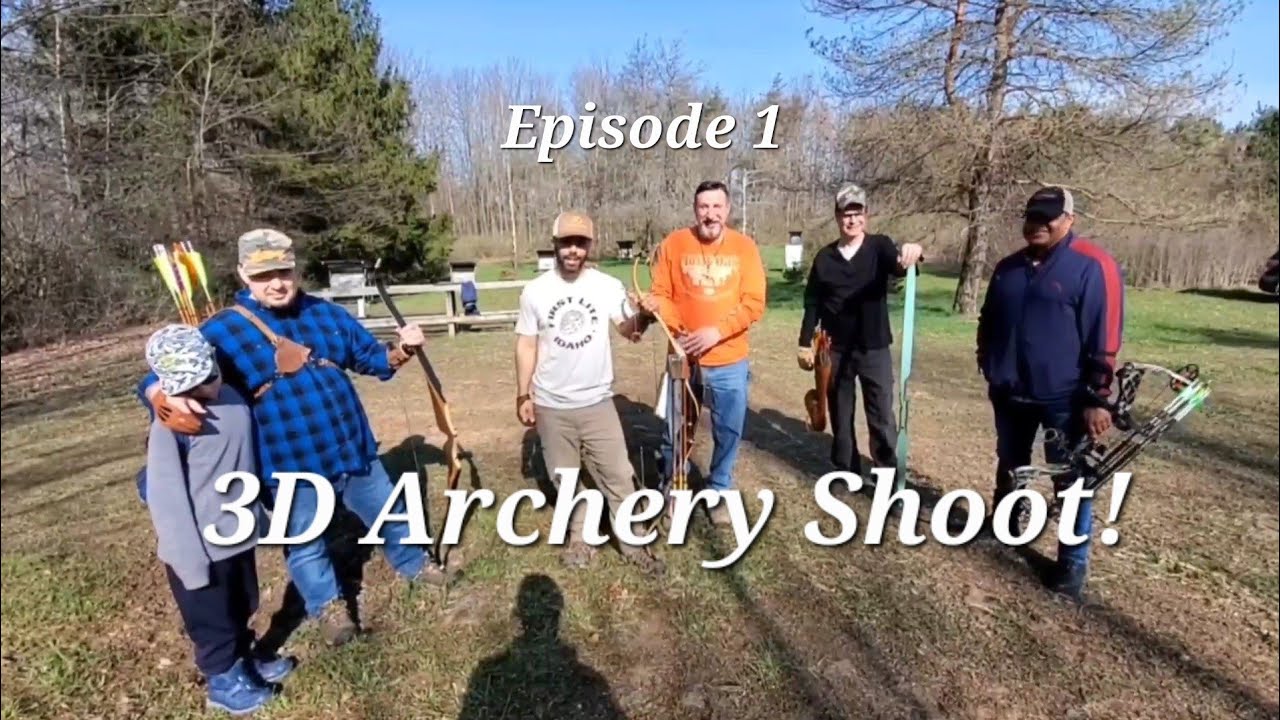 Our first 3D Archery shoot this year!   Episode 1