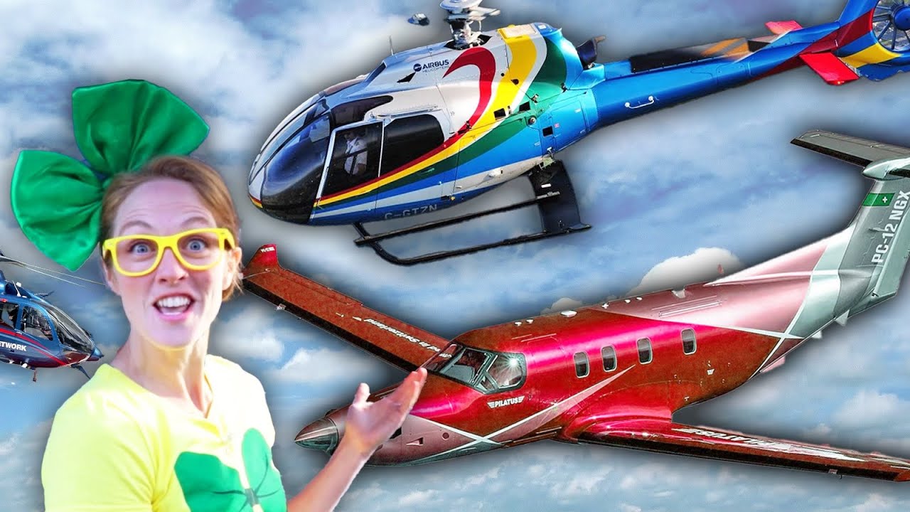 ✈️🚁 Amazing Adventures with Planes & Helicopters! | Brecky Breck's Flying Machines Mashup
