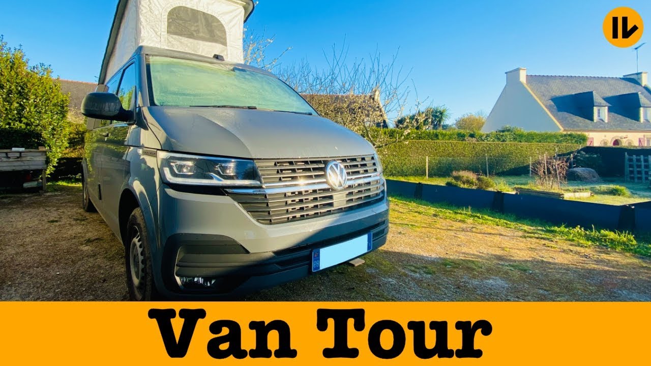 VAN TOUR Présentation Van Aménagé T6.1 VW Transporter Stylevan Partie Extérieure