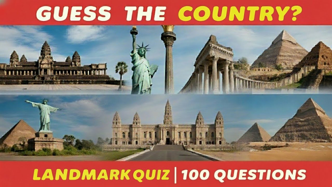 Ultimate World Landmarks Quiz: Can You Guess the Country? 🌍 | 100 Fun Questions!