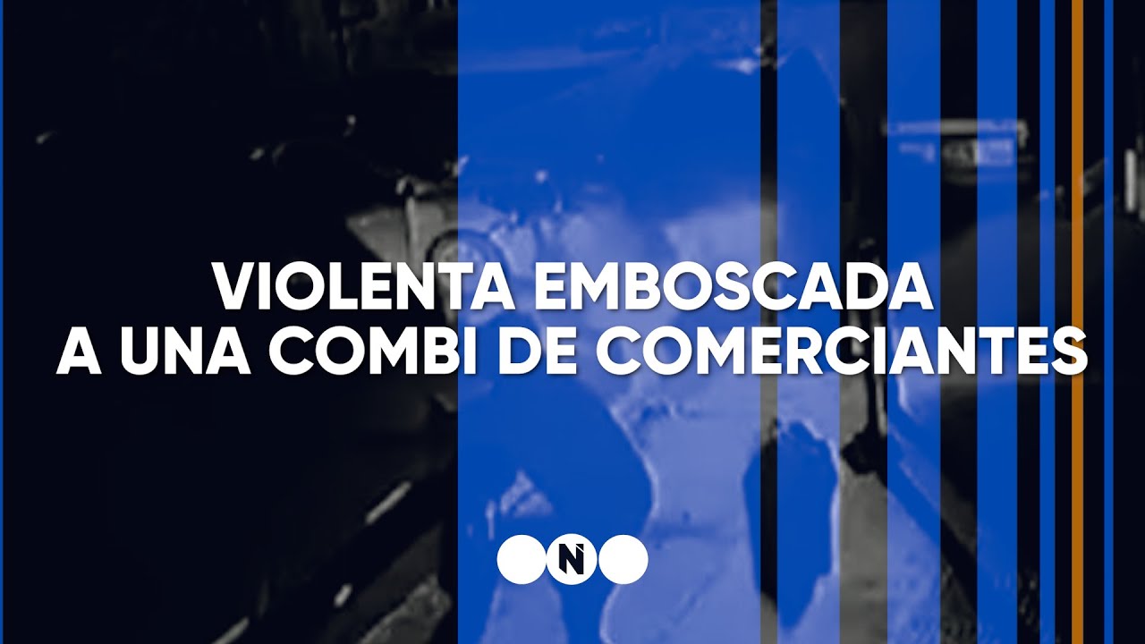 VIOLENTA EMBOSCADA a una COMBI de COMERCIANTES que iban a LA SALADA - Telefe Noticias