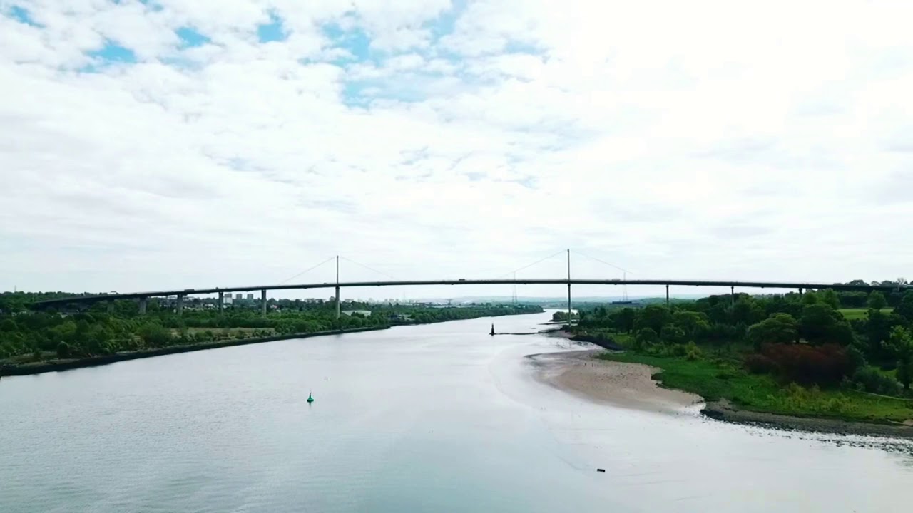Dji mavic Erskine Bridge over the River Clyde