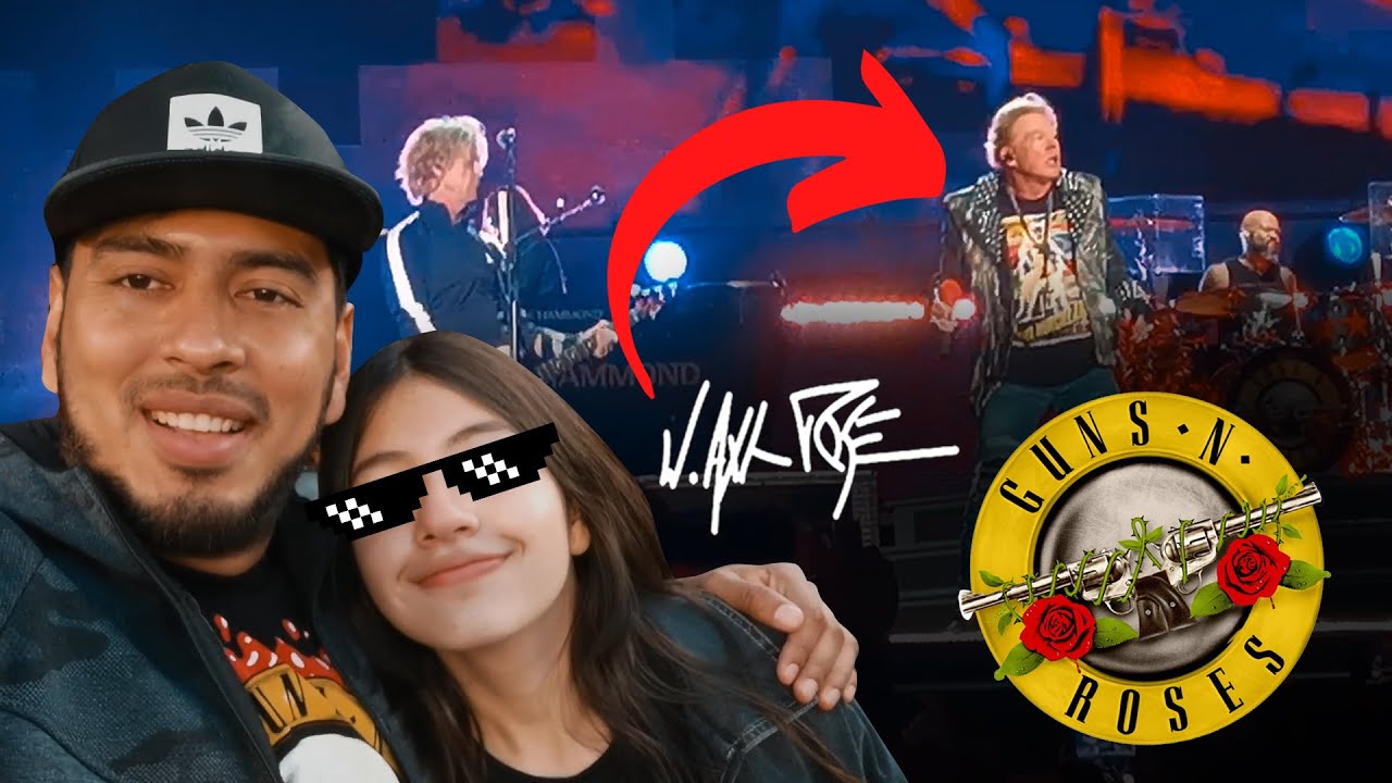 🔥 Fui al CONCIERTO de GUNS N ROSES con mi hija de 12 años 🇧🇴​ 🇦🇷​