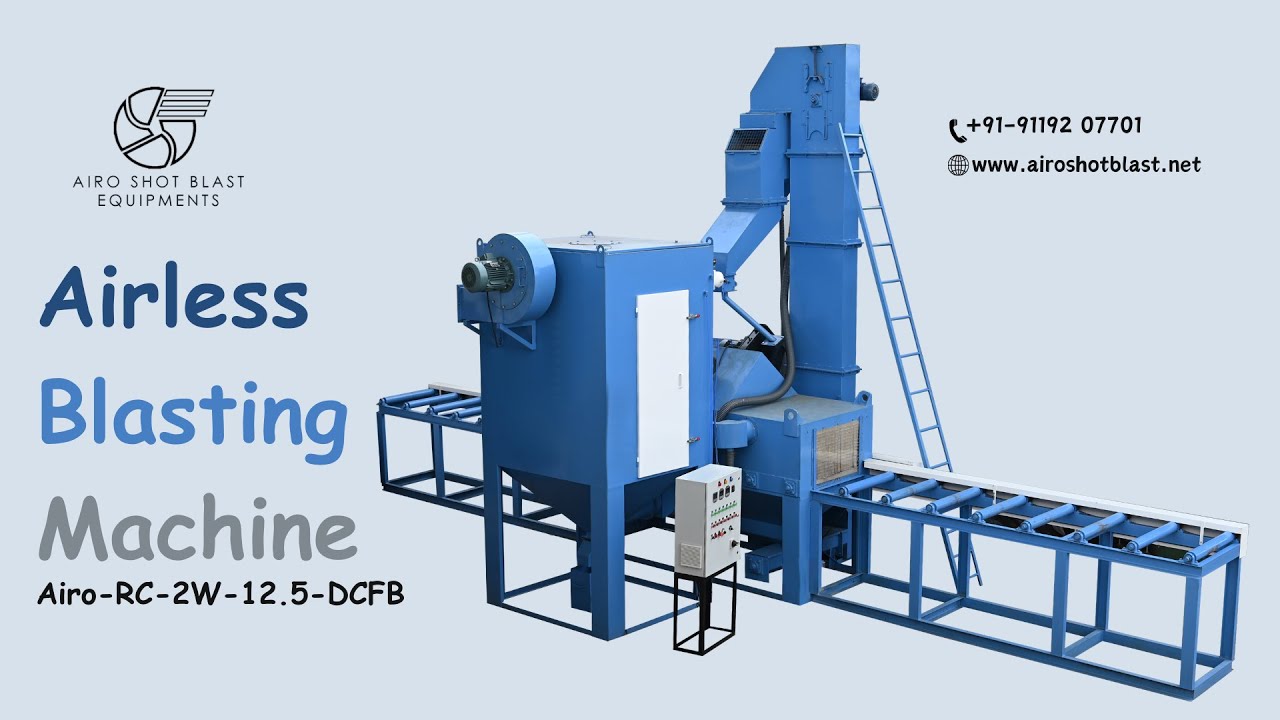 Airless Blasting Machine Manufacturer & Price in India - Airo Shot Blast Equipments
