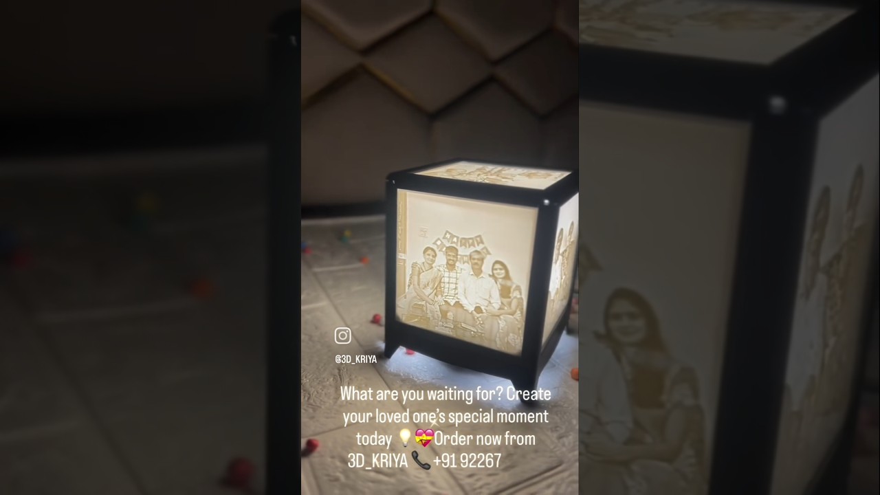 Customize Lithophane lamp 