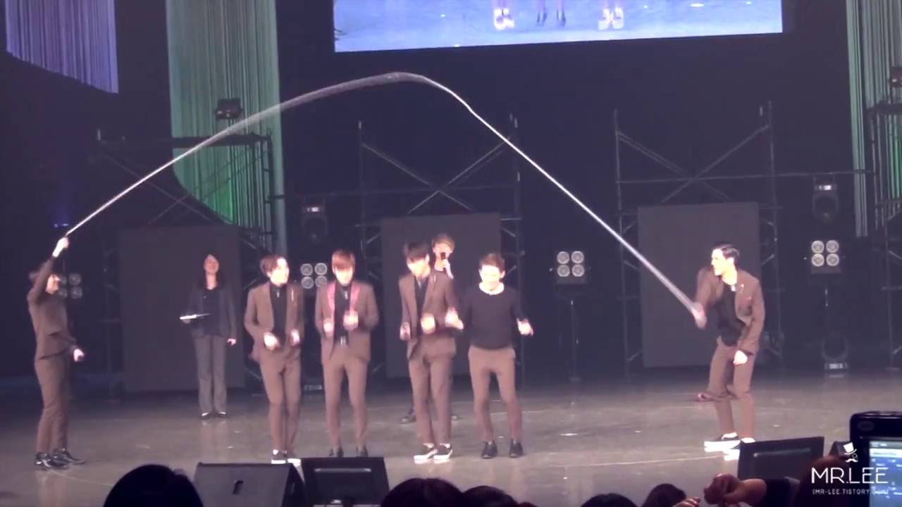 160326 도쿄 팬미팅 2부 틴탑 단체줄넘기
