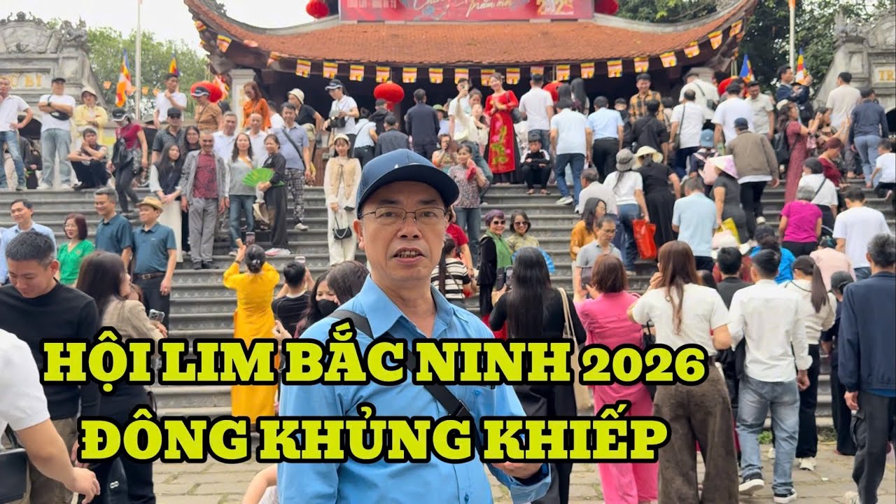 Hội Lim Bắc Ninh 2026 đông khủng khiếp – Biển người trẩy hội đầu xuân! 