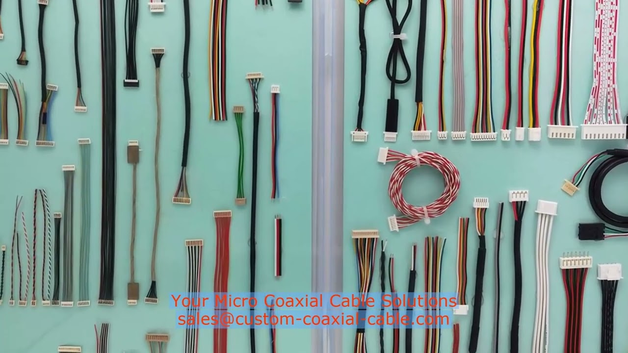 20634-112T Mini Coaxial Cable Harnesses Specialized Ultra-Fine Micro Cable Designs Cable Extension W