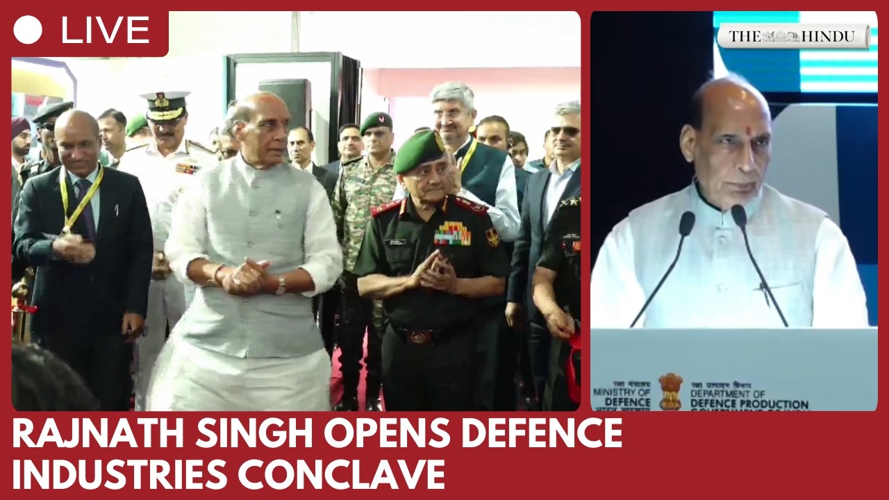 Rajnath Singh inaugurates national defence industries conclave in New Delhi