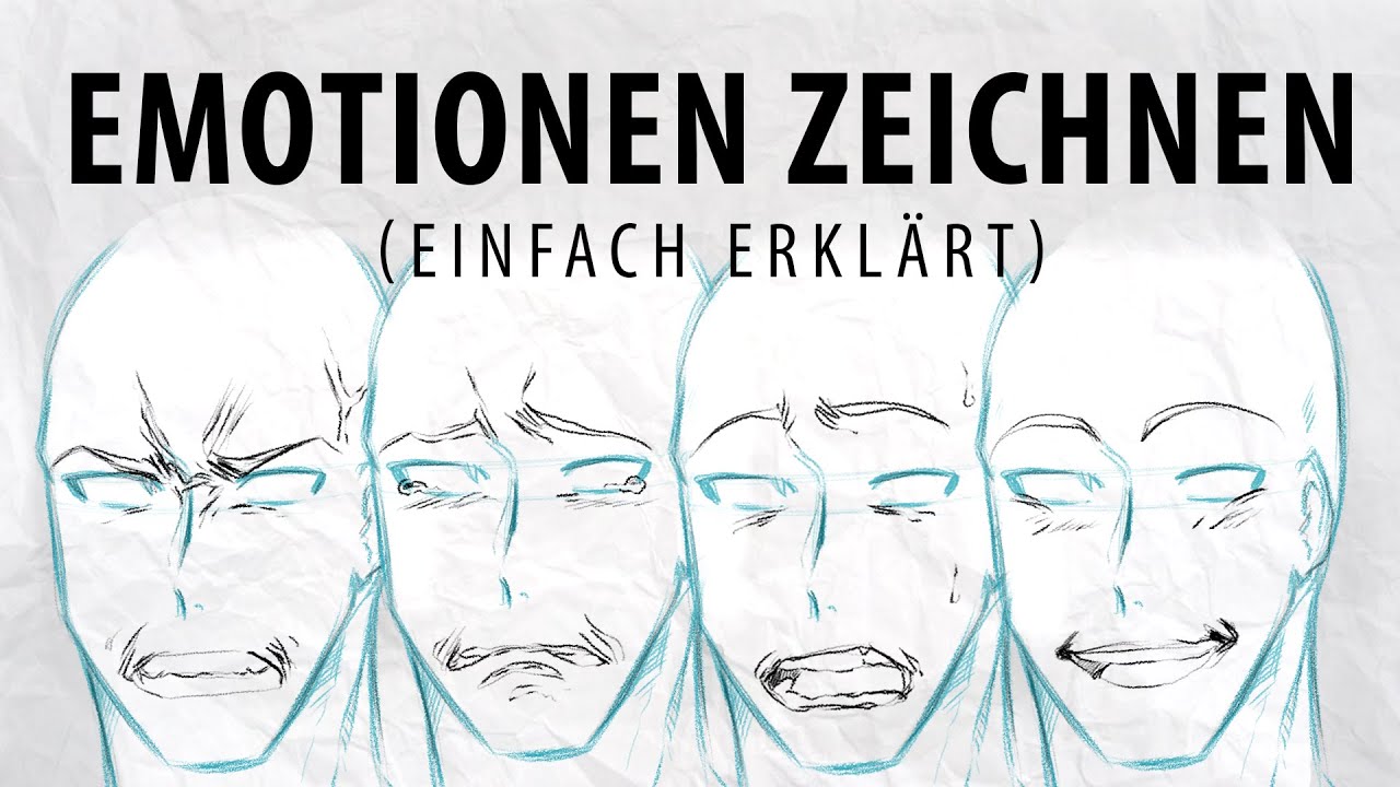 Emotionen richtig zeichnen lernen | Tutorial | Drawinglikeasir