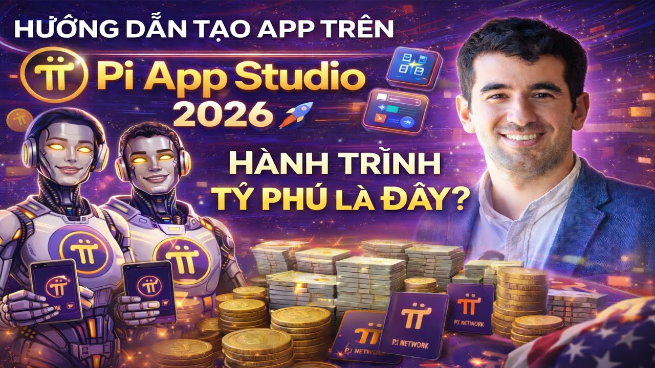 Pi Network 2026 &ndash; Cập Nhật Mới Nhất! Hướng Dẫn Pi App Studio & Những B&iacute; Mật B&ugrave;ng Nổ Hệ Sinh Th&aacute;i Pi!