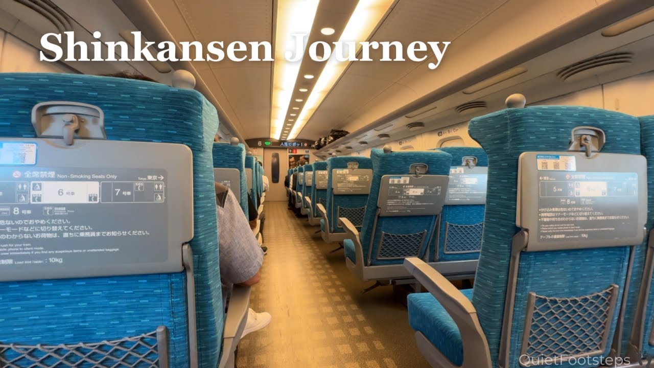 [Kyoto → Tokyo] – Morning Countryside Shinkansen | No Talking