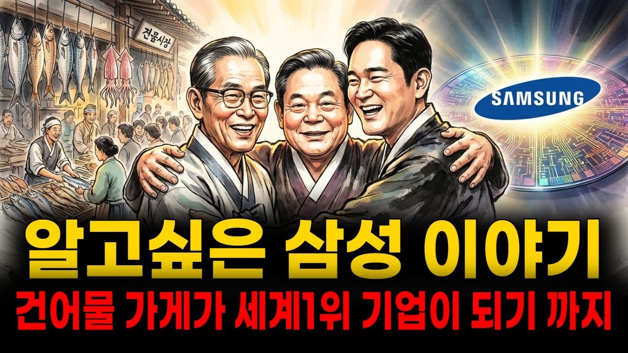 삼성 이야기 : 건어물 가게가 세계 1위 반도체 기업이 되기 까지 l 야심찬 경제