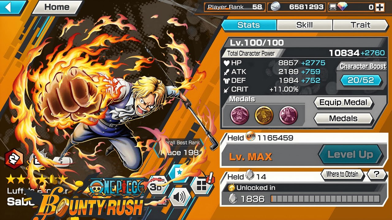 SABO DI META ERA ASL GAMEPLAY 🔥🔥 | ONE PIECE BOUNTY RUSH