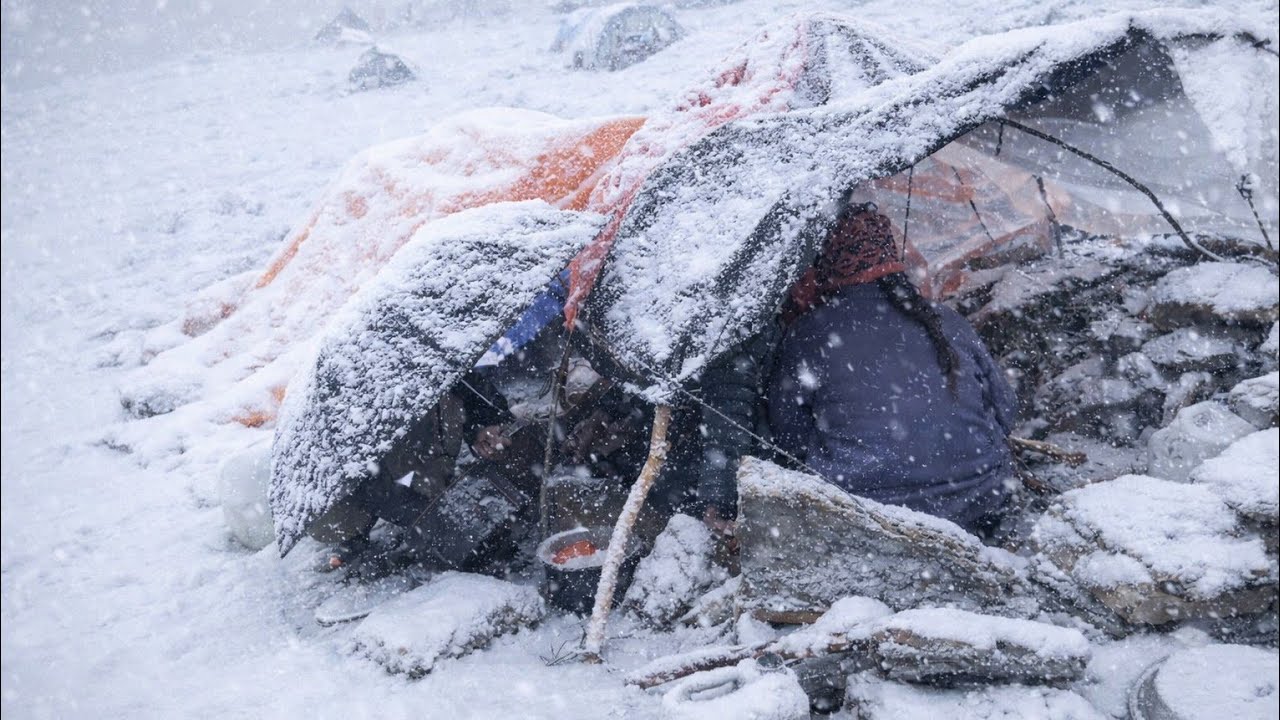 Inside Dolpa’s Coldest Region | A Family’s Real Experience Living in Nature, Caves & Tents🌧️🌧️🌧️