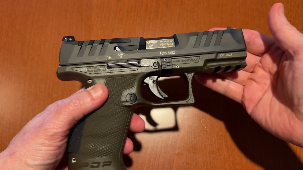 #70 Walther PDP Compact OD Green 4” OR - Unboxing [CZ]