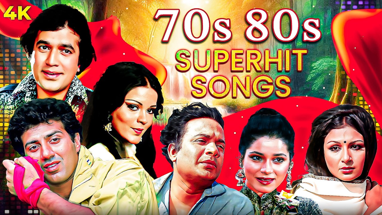 Best of 70s & 80s Bollywood Songs | 4K Superhit Retro Video Songs Jukebox | Kishore, Rafi, Lata