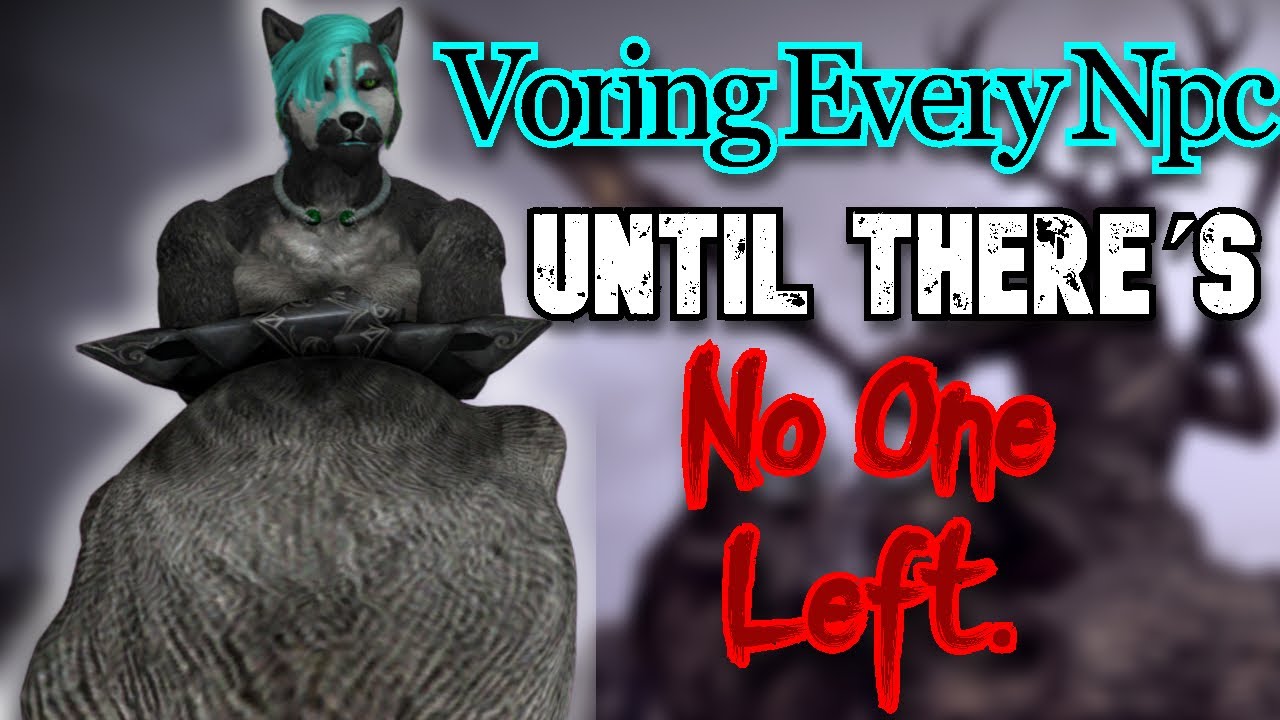 Voring Every Npc Until There&acute;s NO ONE LEFT! (Skyrim Devourment)