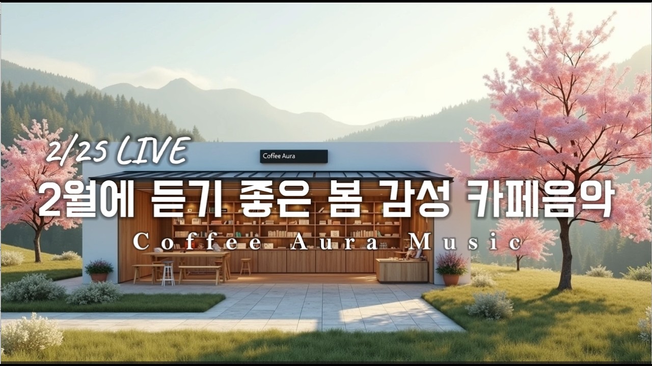 ☕ 카페음악 LIVE 💛2월 봄이오는  감성 팝송☀️아침에 듣기 좋은 카페 음악 플레이리스트 ✨  카페에서 듣기 좋은 음악, 마음이 편안해지는 Playlist🎧 2/25 LIVE