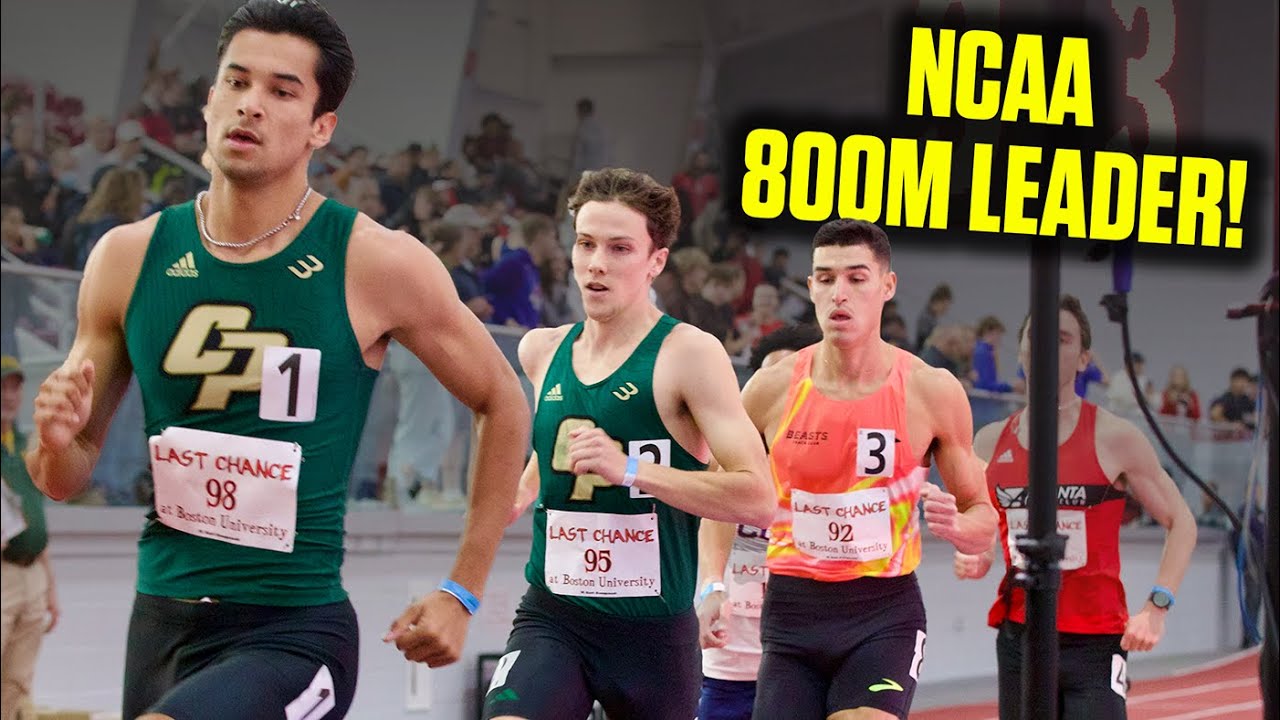 NCAA LEAD In Men's 800m At 2025 Last Chance National Qualifier At BU 2025