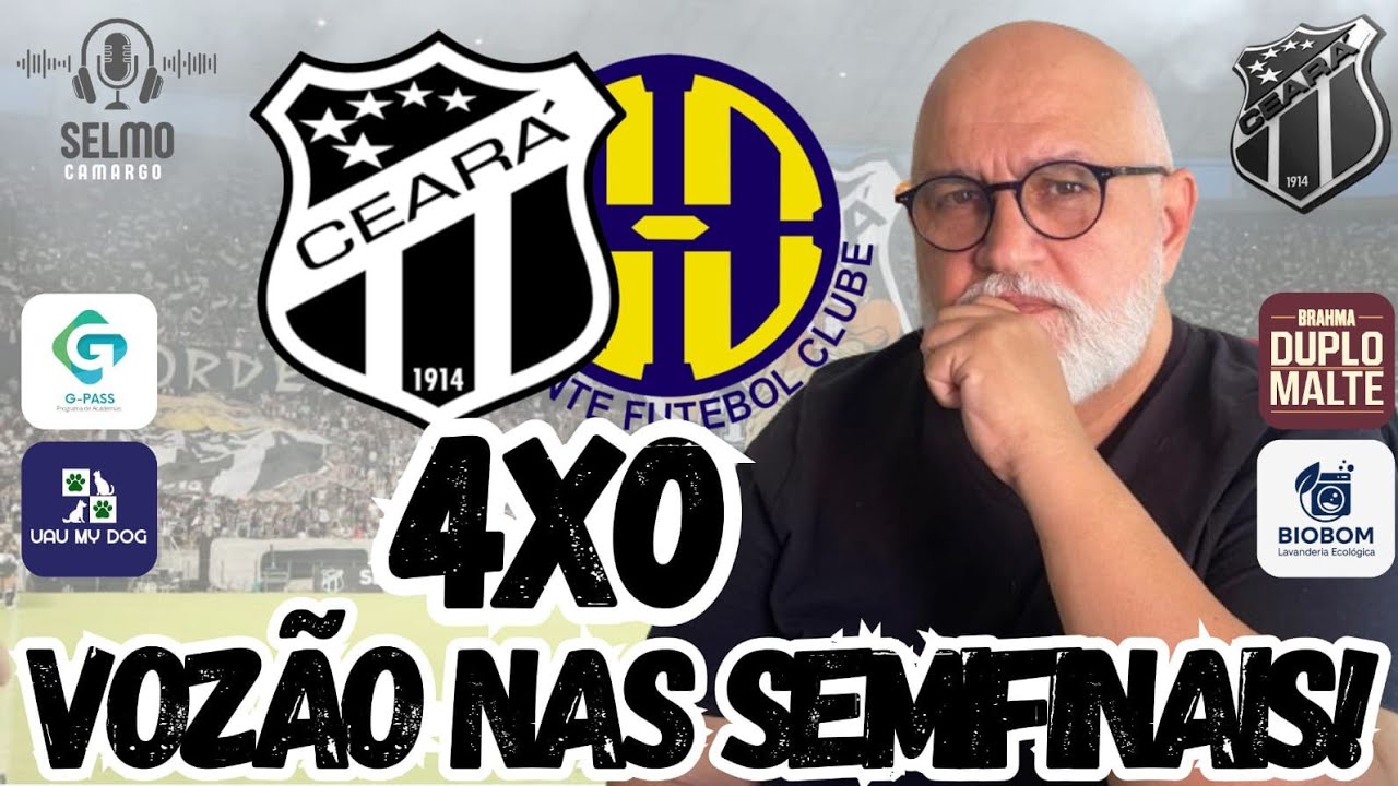 CEARÁ GOLEIA HORIZONTE ⚽ CHEGA ÁS SEMIFINAIS ⚽ TORCEDOR PRECISA TER PÉ NO CHÃO⁉️