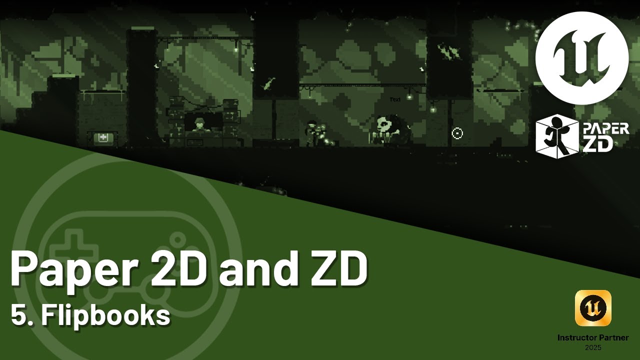 Unreal Engine 5 Tutorial - Paper 2D and ZD - 05. Flipbooks